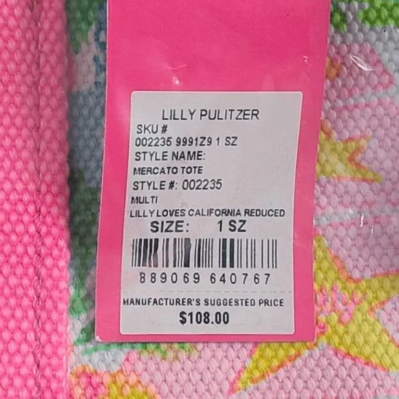 Lilly Loves California Mercato Tote - Picture 11 of 11